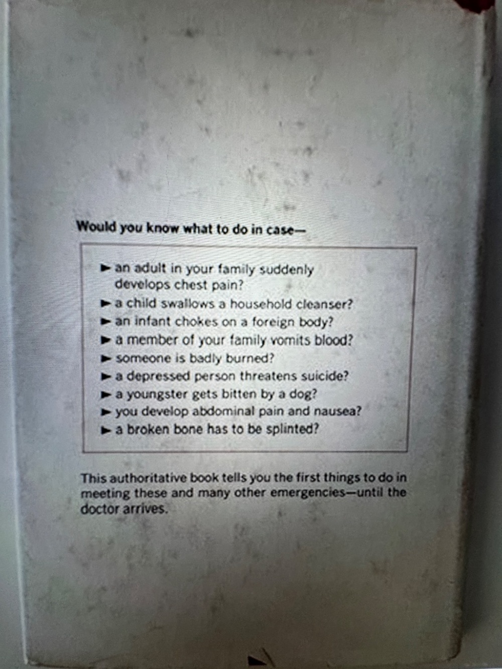 In Case Of Emergency What To Do Until The Doctor Arrives - Picture 6 of 7